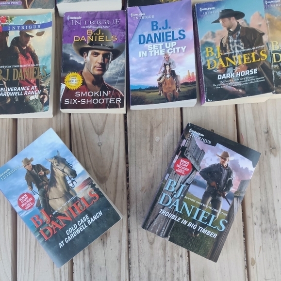 20 Harlequin Intrigue Romance Books by B.J. Daniels Western Romance Book Lot - Picture 4 of 4